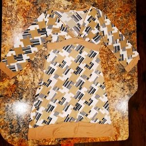 Geometric patter dress